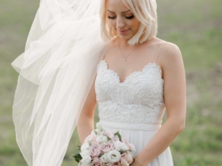 Bride Portrait by Geneva, Illinois Wedding Photographer