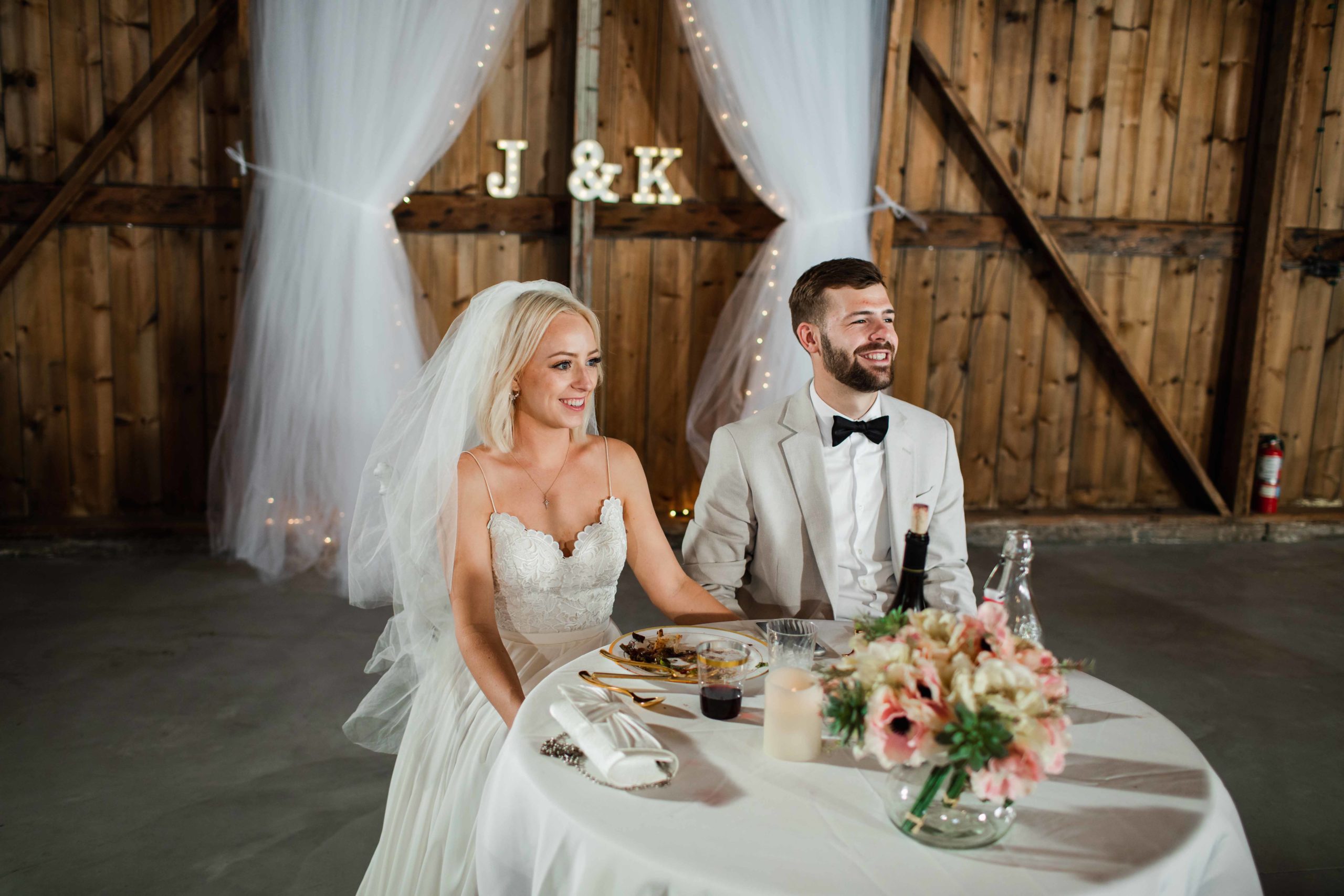 Bride and Groom candid moments at Reception by Geneva Wedding Photographer