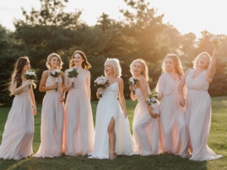 Bridesmaids portraits fun by Geneva, IL Wedding Photographer