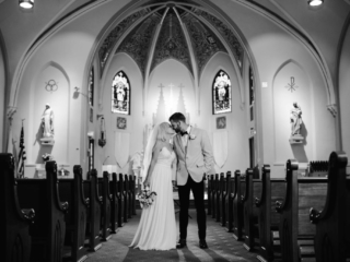 Catholic Church Wedding Ceremony Photos by Geneva Illinois Wedding Photographer
