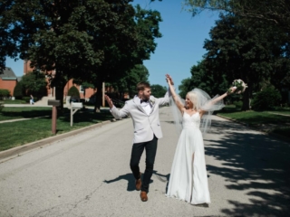 Catholic Church Wedding Ceremony Photos by St. Charles IL Wedding Photographer.