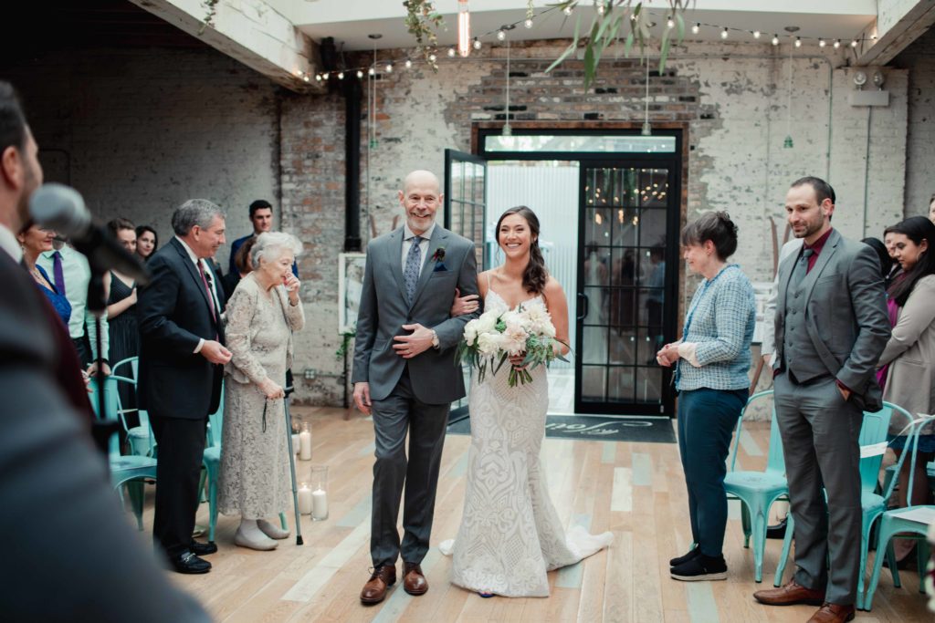 Chicago Illinois Wedding Photography Ceremony at the Joinery in Wicker Park
