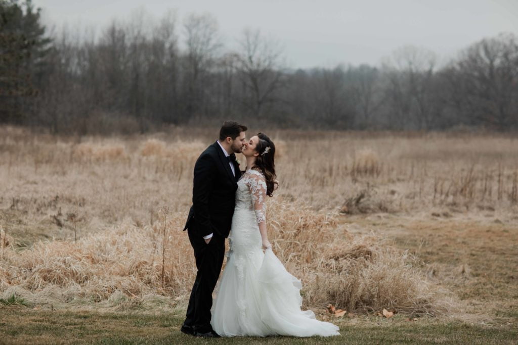 Hotel Baker Winter Wedding Photography Saint Charles Illinois Couple Photography