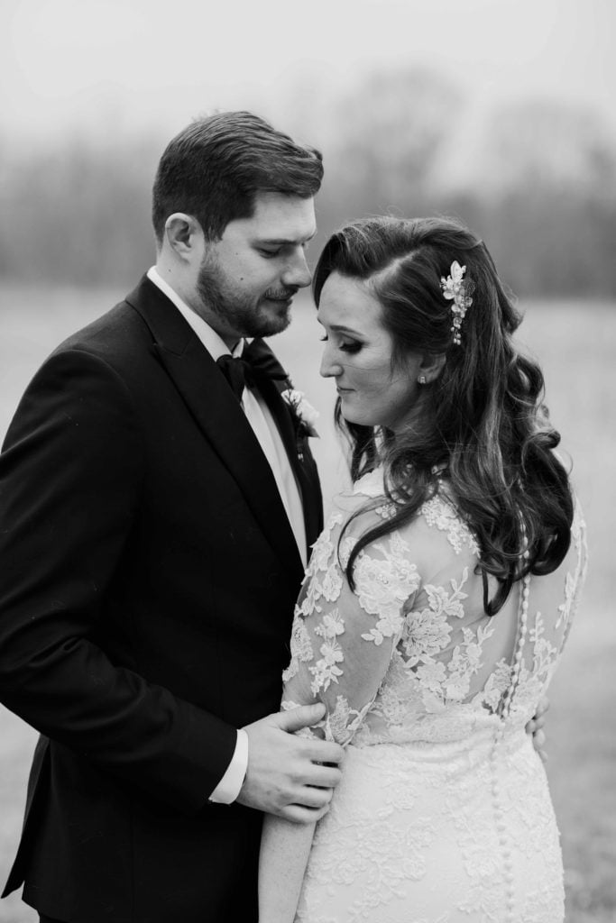 Hotel Baker Winter Wedding Photography Saint Charles Illinois Couple Photos