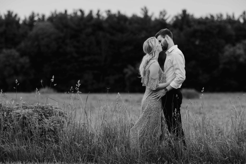 Leroy Oakes black and white Engagement Photography by Saint Charles Illinois Photographer