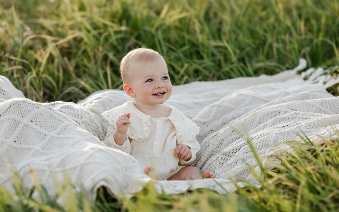 Summer Family Photoshoot and One Year Old Photography in Saint Charles Illinois