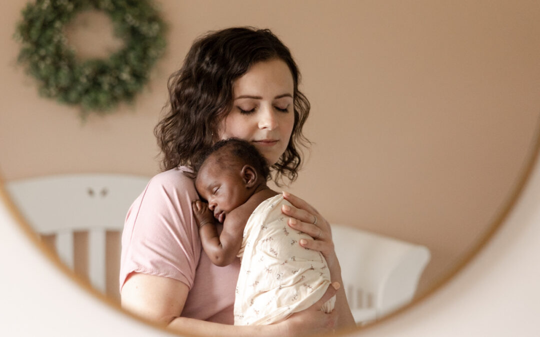 Saint Charles Illinois Newborn Photography In Home Lifestyle