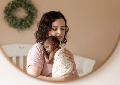 Saint Charles Illinois Newborn Photography In Home Lifestyle