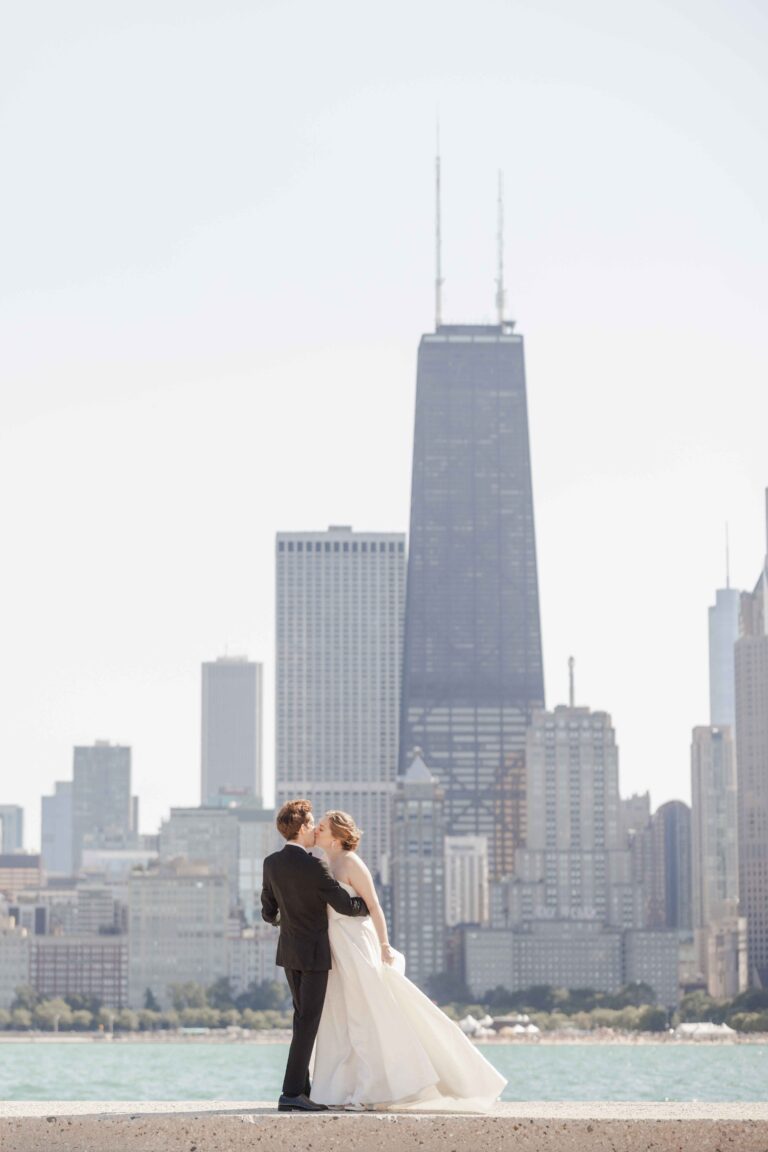 81-Elegant Clean Kissing LaSalle Hotel Old Post Office by Chicago Wedding Photographer Mary Rose