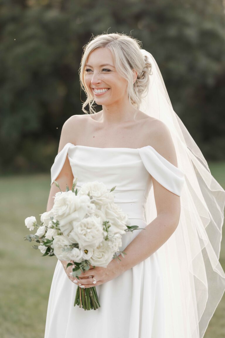 Beaming Bride Soft Bright The Pavillion at Orchard Ridge Farms Summer Fall September Wedding By Mary Rose Photography-65
