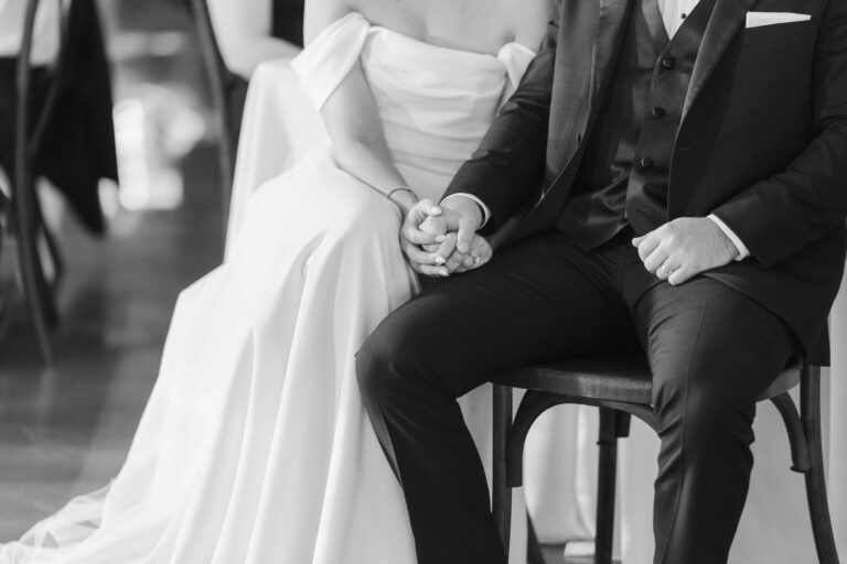 Black and White Newlyweds Classic Light The Pavillion at Orchard Ridge Farms Summer Fall September Wedding By Mary Rose Photography-97