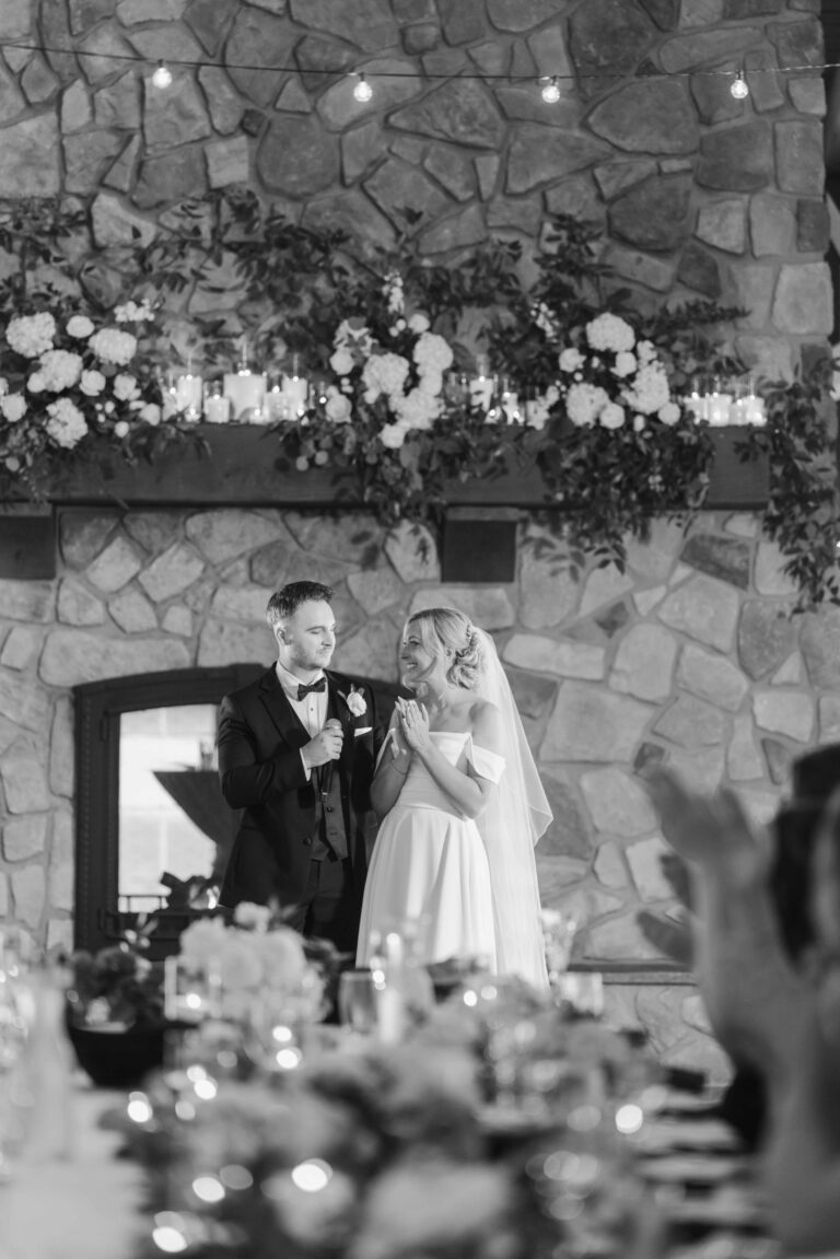Bride Groom Speech Classic Light The Pavillion at Orchard Ridge Farms Summer Fall September Wedding By Mary Rose Photography-109