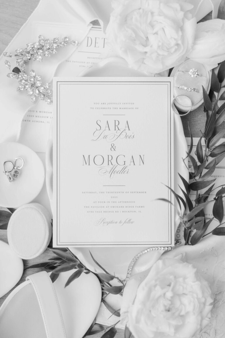 Bright Light Wedding Bulletin The Pavillion at Orchard Ridge Farms Summer Fall September Wedding By Mary Rose Photography-10