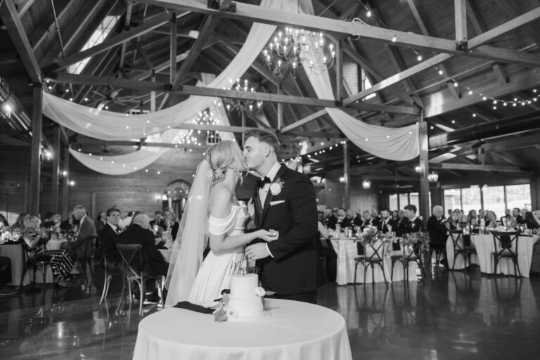 Cake Kiss Soft Bright The Pavillion at Orchard Ridge Farms Summer Fall September Wedding By Mary Rose Photography-84