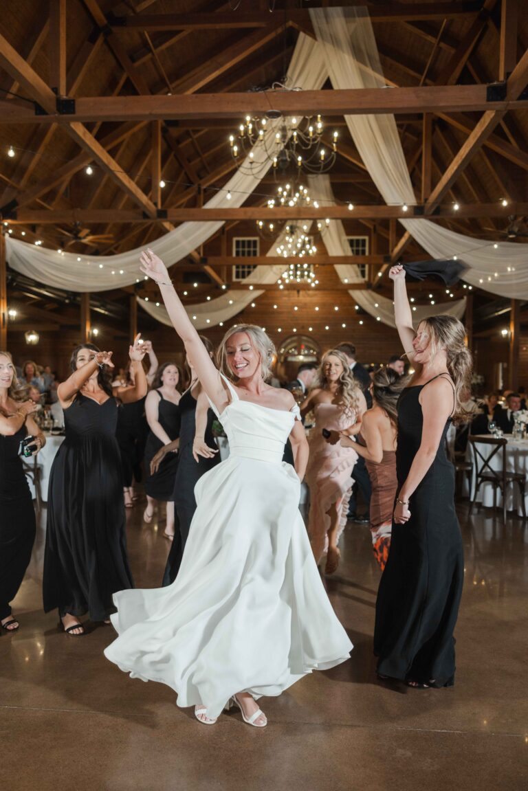 Classic Light Dance Floor The Pavillion at Orchard Ridge Farms Summer Fall September Wedding By Mary Rose Photography-169