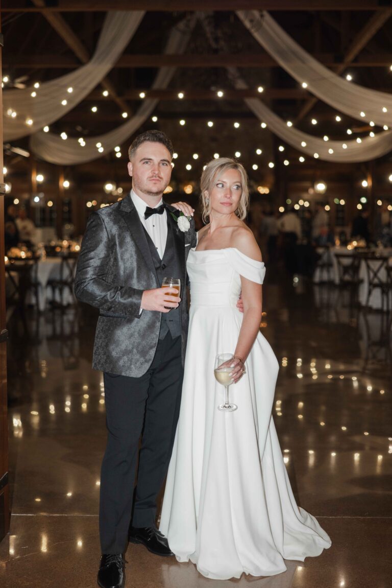 Classic Light End of Night The Pavillion at Orchard Ridge Farms Summer Fall September Wedding By Mary Rose Photography-183