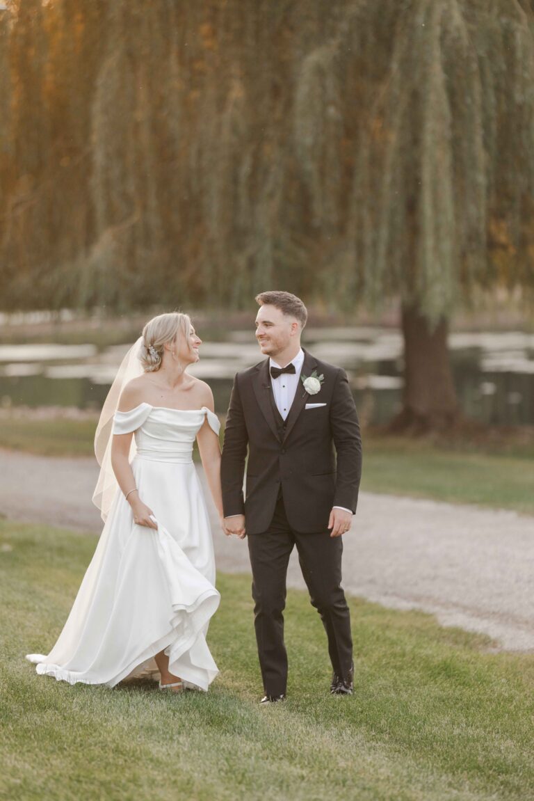 Classic Light Newlywed Gaze The Pavillion at Orchard Ridge Farms Summer Fall September Wedding By Mary Rose Photography-123