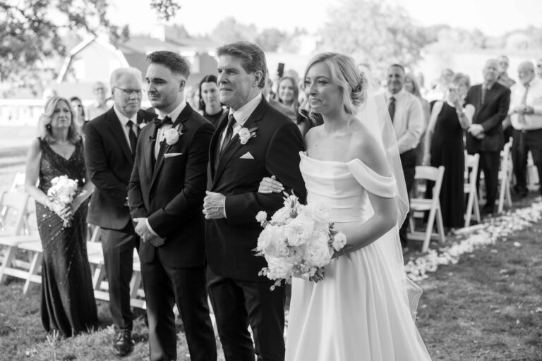 Father and Groom and Bride Modern Light The Pavillion at Orchard Ridge Farms Summer Fall September Wedding By Mary Rose Photography-40