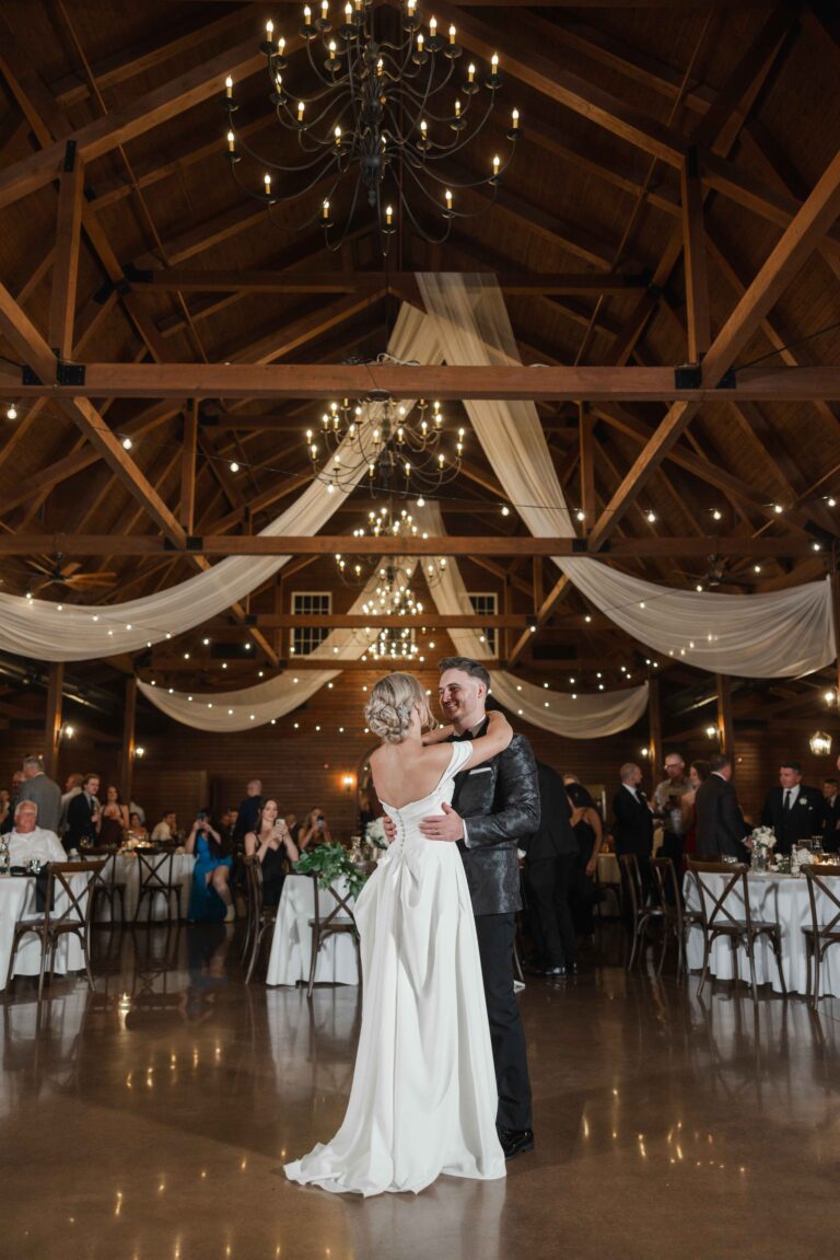 First Dance Classic Light The Pavillion at Orchard Ridge Farms Summer Fall September Wedding By Mary Rose Photography-158