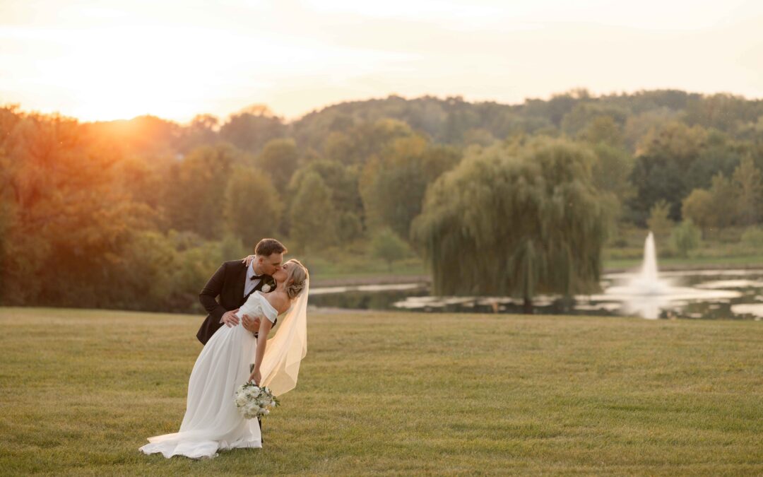 The Pavillion at Orchard Ridge Farms  Summer Fall September Wedding Photography Bright and Light Modern Film