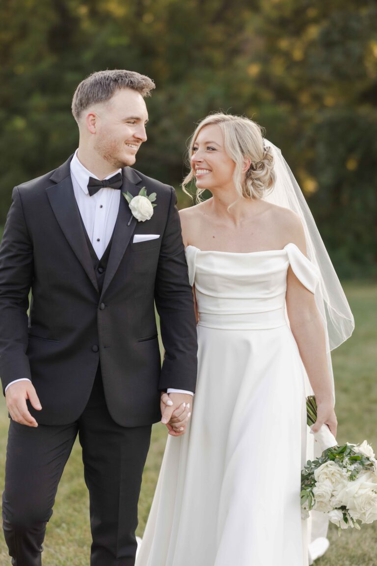 Husband Wife Modern Light The Pavillion at Orchard Ridge Farms Summer Fall September Wedding By Mary Rose Photography-55
