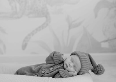 Modern Minimal Lifestyle Film Newborn Photography in Saint Charles Illinois