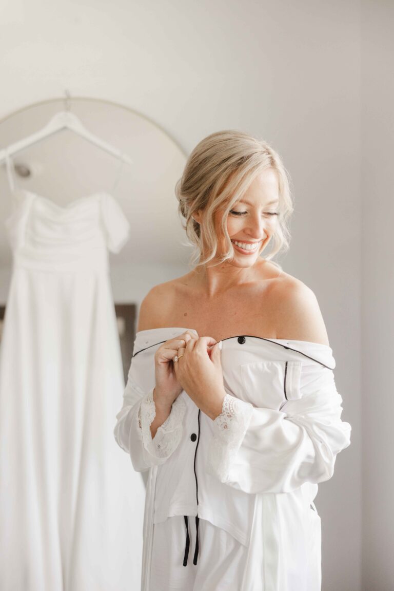 Modern Light Bride Getting Ready The Pavillion at Orchard Ridge Farms Summer Fall September Wedding By Mary Rose Photography-15