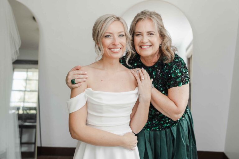 Modern Light Bride and Mother The Pavillion at Orchard Ridge Farms Summer Fall September Wedding By Mary Rose Photography-24