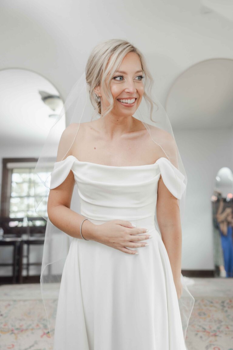 Modern Light Candid Bride The Pavillion at Orchard Ridge Farms Summer Fall September Wedding By Mary Rose Photography-26