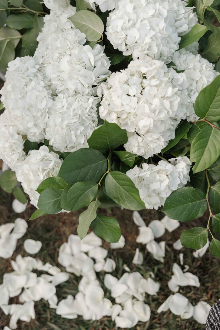Modern Light Flowers The Pavillion at Orchard Ridge Farms Summer Fall September Wedding By Mary Rose Photography-34