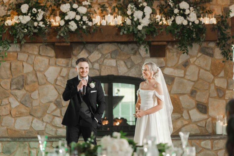 Newlywed Speech Classic Light The Pavillion at Orchard Ridge Farms Summer Fall September Wedding By Mary Rose Photography-104