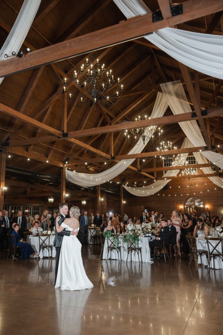 Reception Dance Classic Light The Pavillion at Orchard Ridge Farms Summer Fall September Wedding By Mary Rose Photography-164