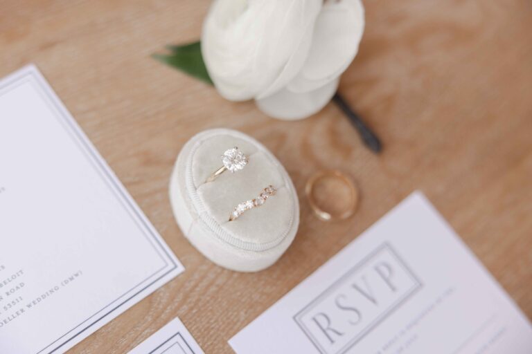 Rings and Brochures Bright Light The Pavillion at Orchard Ridge Farms Summer Fall September Wedding By Mary Rose Photography-5
