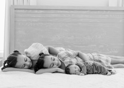 Modern Minimal Lifestyle Film Newborn Photography in Saint Charles Geneva Illinois