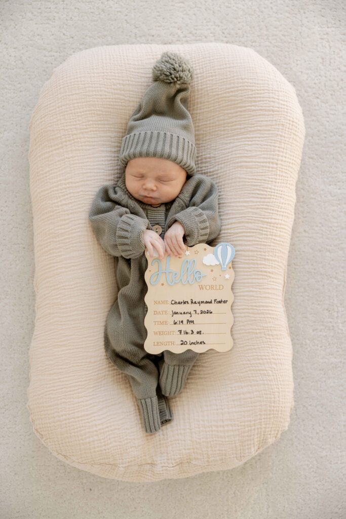 Soft Bright Baby Sleeping Newborn Photography in Saint Charles Illinois By Mary Rose Photography-8