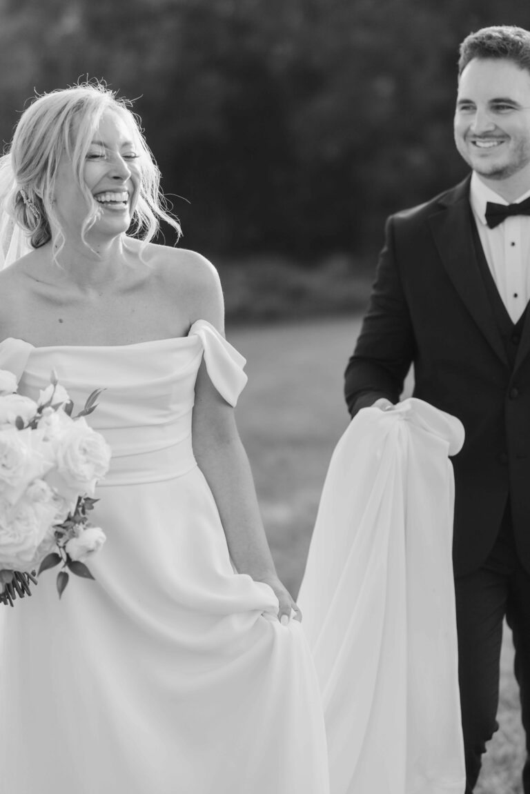 Walking Bride Soft Bright The Pavillion at Orchard Ridge Farms Summer Fall September Wedding By Mary Rose Photography-69