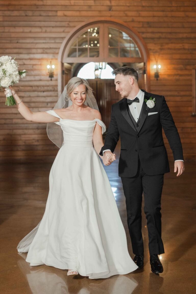 Walking Into Reception Soft Bright The Pavillion at Orchard Ridge Farms Summer Fall September Wedding By Mary Rose Photography-72