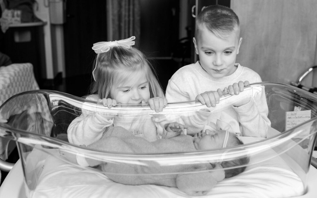 Geneva Saint Charles  Illinois Newborn in Delnor Hospital Photography