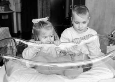 Geneva Saint Charles  Illinois Newborn in Delnor Hospital Photography