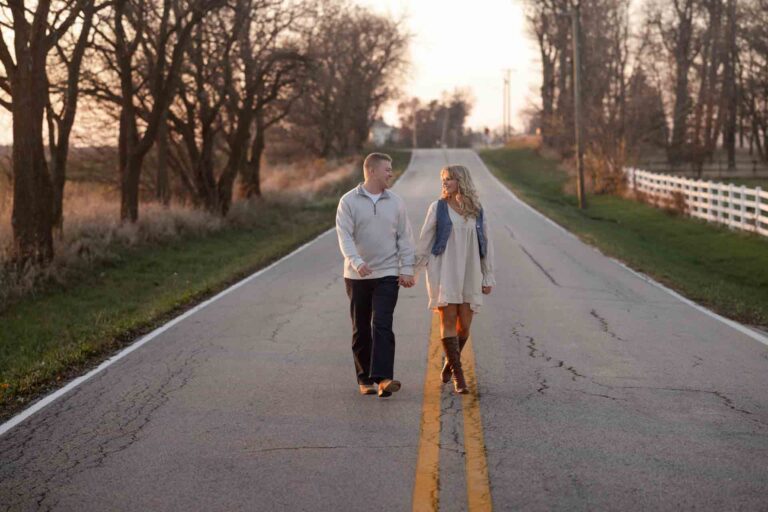 13-Light Modern On the Street Engagement Photoshoot by Saint Charles Engagement Photographer Mary Rose
