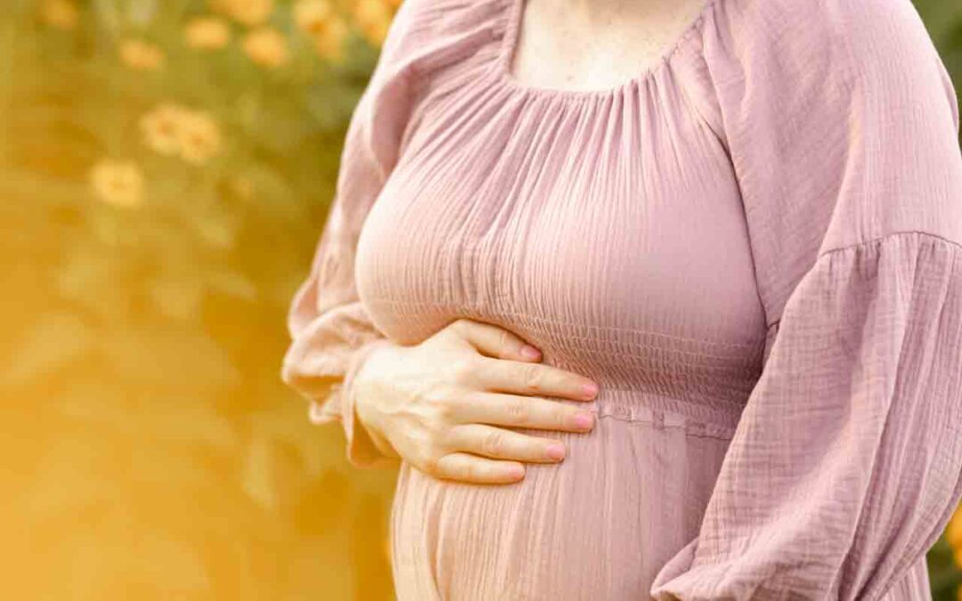Saint Charles Illinois Summer Fall Outdoor Flowers and Field Maternity Session Golden Hour and Sunset