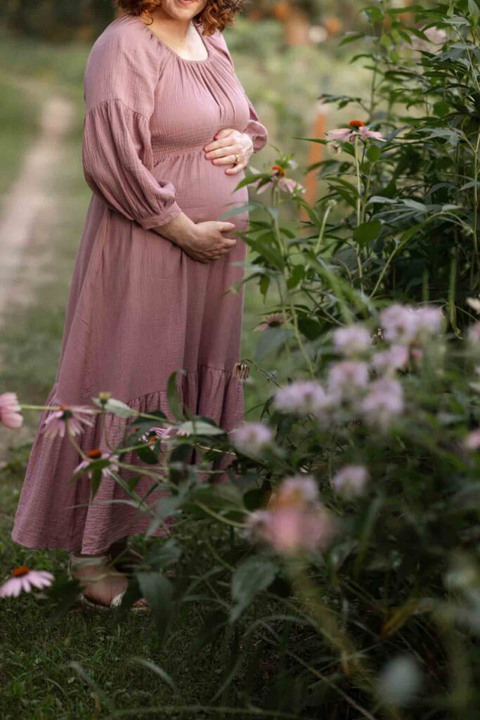 19-Light Classic Saint Charles Illinois Fall Outdoor Maternity Session By The Field By Mary Rose Photography