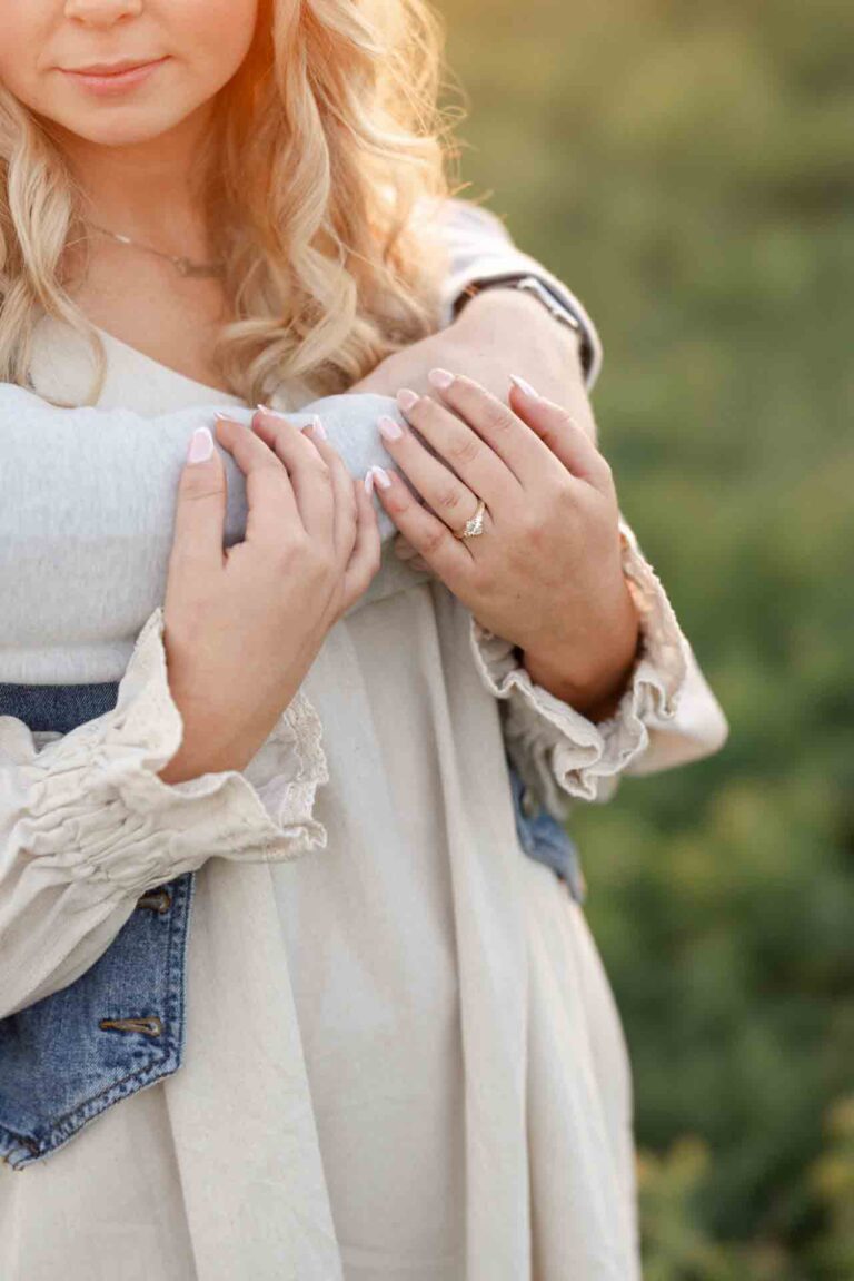 19-Light Modern Arm Around Engagement Photoshoot by Saint Charles Engagement Photographer Mary Rose