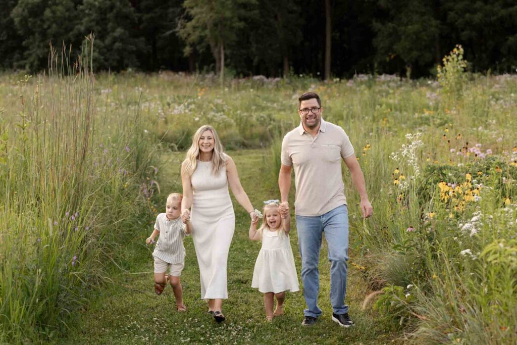 21-Forest Preserve Fresh Soft Summer Outdoor Family Photoshoot Saint Charles Illinois By Mary Rose Photography