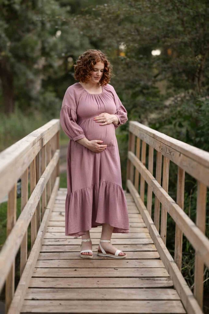 22-Light Modern Saint Charles Illinois Fall Outdoor Maternity Session By Mary Rose Photography