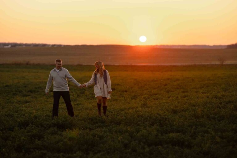 23-Light Modern Sunset Engagement Photoshoot by Saint Charles Engagement Photographer Mary Rose