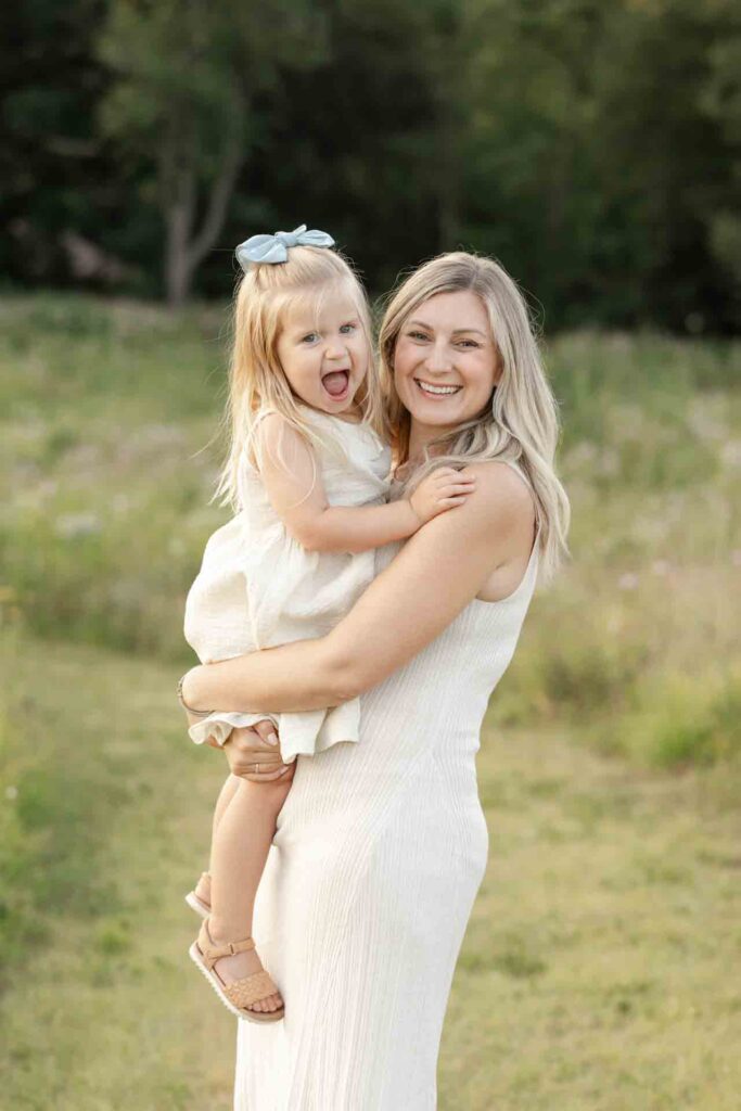 24-Mom and Daughter Fresh Soft Summer Outdoor Family Photoshoot Saint Charles Illinois By Mary Rose Photography
