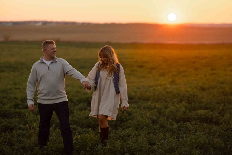 26-Light Modern Golden Hour Engagement Photoshoot by Saint Charles Engagement Photographer Mary Rose
