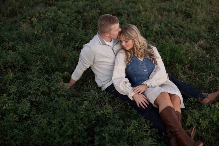 44-In the Field Soft Light Engagement Photoshoot by Saint Charles Illinois Engagement Photographer Mary Rose