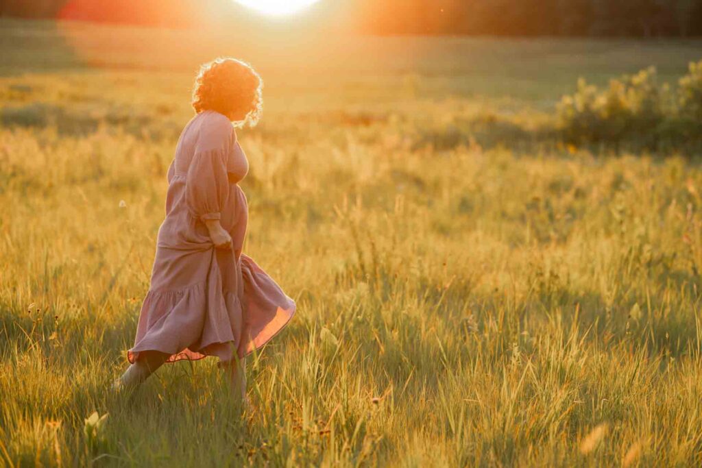48-Light Classic Saint Charles Illinois Fall Outdoor Maternity Session Sunsets By Mary Rose Photography